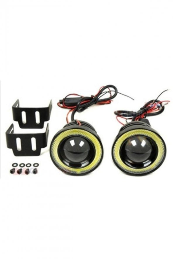 Universal Mercekli Led Angel Sis Farı, 76mm - Resim 3