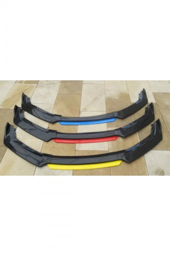 Unıversal Her Araca Uyumlu Kırılmaz 4 Parça Kanatlı Ön Lip Pıano Black ürün görseli 1