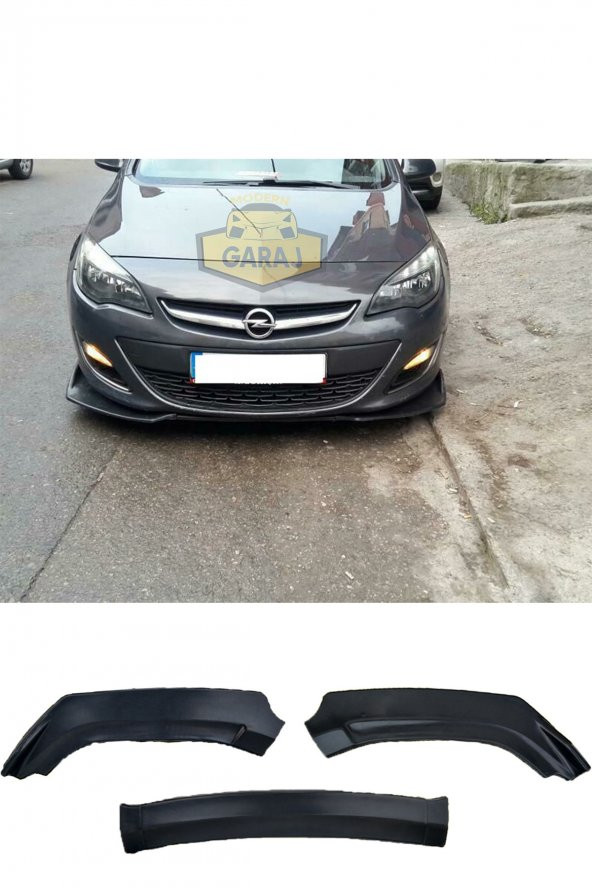 Opel Astra Ön Tampon Eki Opel Atra 3 Parça Kanatlı Lip Astra Ön Ek ürün görseli 1