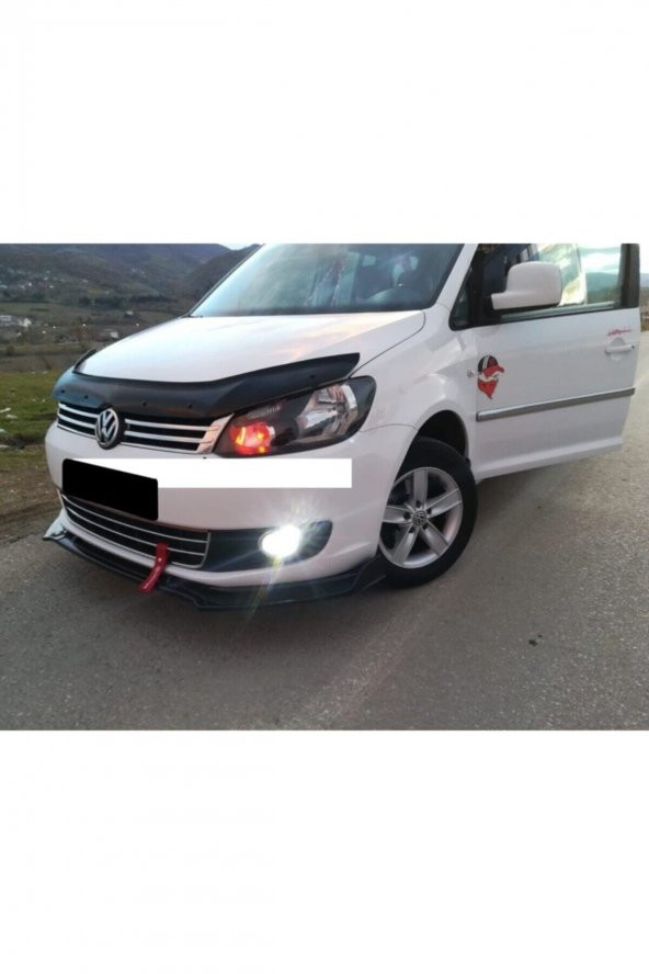 Volkwagen Caddy 3 Parça Ön Lip Ön Tampon Eki Parlak Siyah Plastik ürün görseli 1