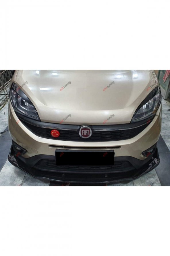 Fiat Doblo D4 Ön Tampon Eki, Lip, Kulaklı Voltex Tip 3 Parça ürün görseli 1