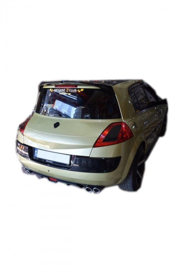 Renault Megane 2 Hb Arka Tampon Difüzör Gri ürün görseli 1