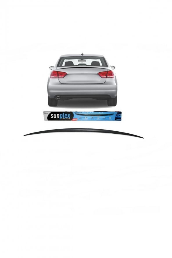 Vw Passat B6 B7 B8 Spoiler Piano Black ürün görseli 1