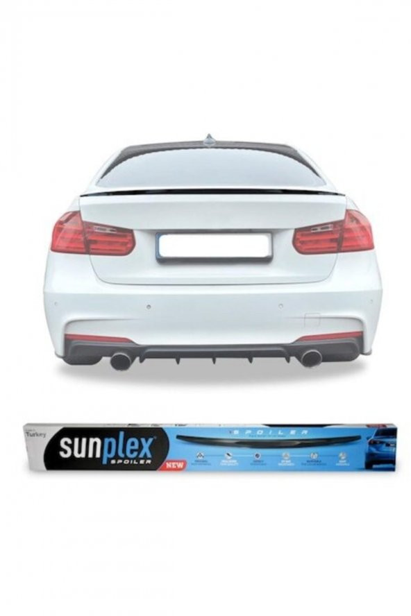Bmw F30 Spoiler Bagaj Üstü Piano Black 2012-2018 ürün görseli 1