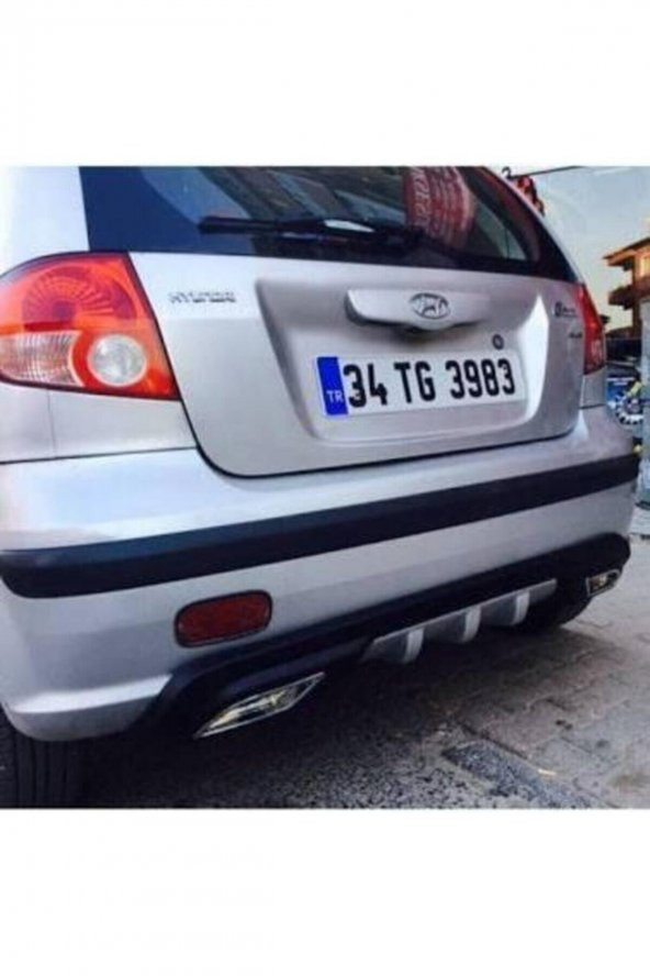 Hyundai Getz Difüzör Plastik 2 Çıkış Egzoz Görünümlü ürün görseli 1
