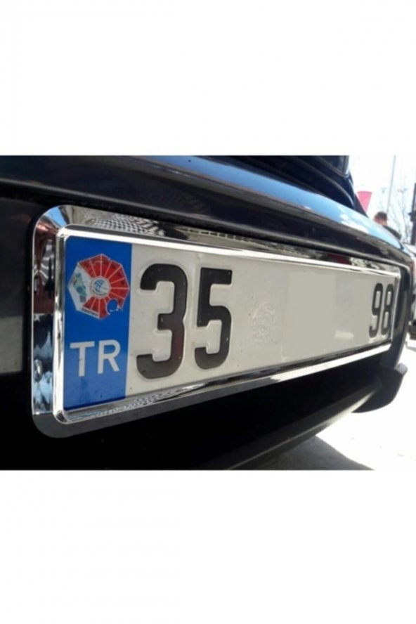 2 Adet Nikelajlı Plakalık Yeni Nesil Krom Plakalık 1 Takım 2 Adet ürün görseli 1