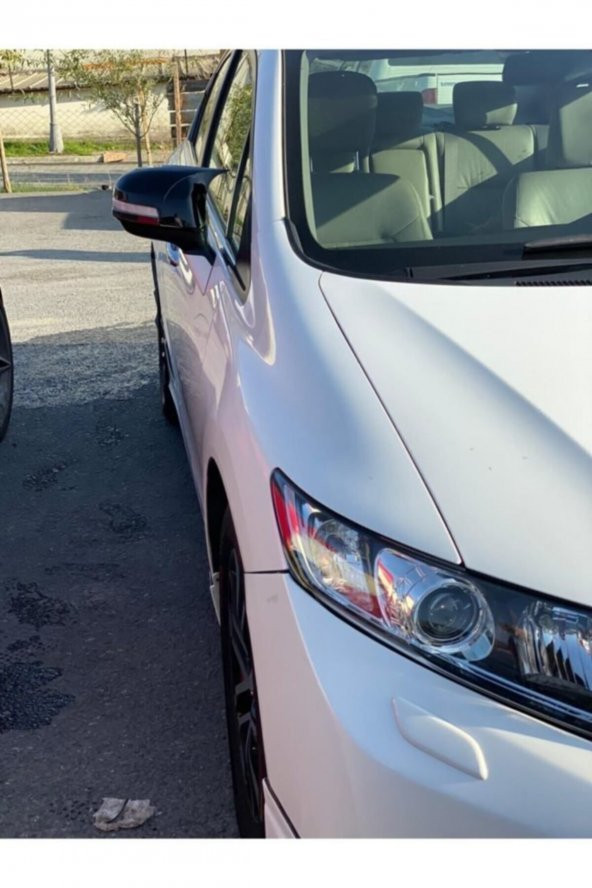 Siyah Honda Civic Fb7 Yarasa Ayna Kapağı ürün görseli 1