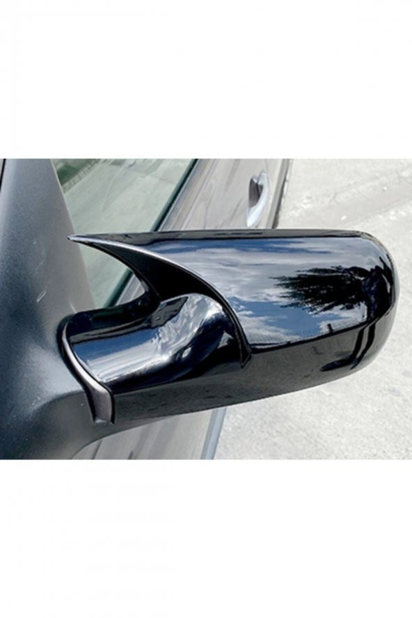Renault Megane 2 Batman Ayna Kapağı Yarasa Ayna Piano Black Plastik ürün görseli 1