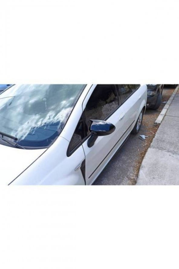 Fiat Linea Batman Yarasa Ayna Kapağı Piano Black Siyah Siyah ürün görseli 1