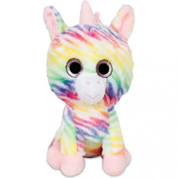 Peluş Unicorn 25 Cm - HAL-PL78404-PUDRA ürün görseli 1