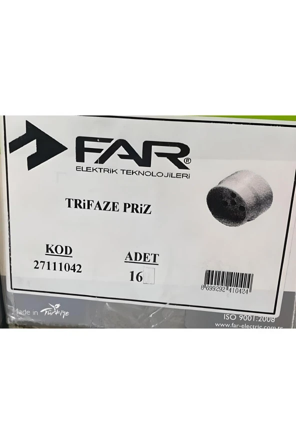 TRİFAZE PRİZ - Resim 2