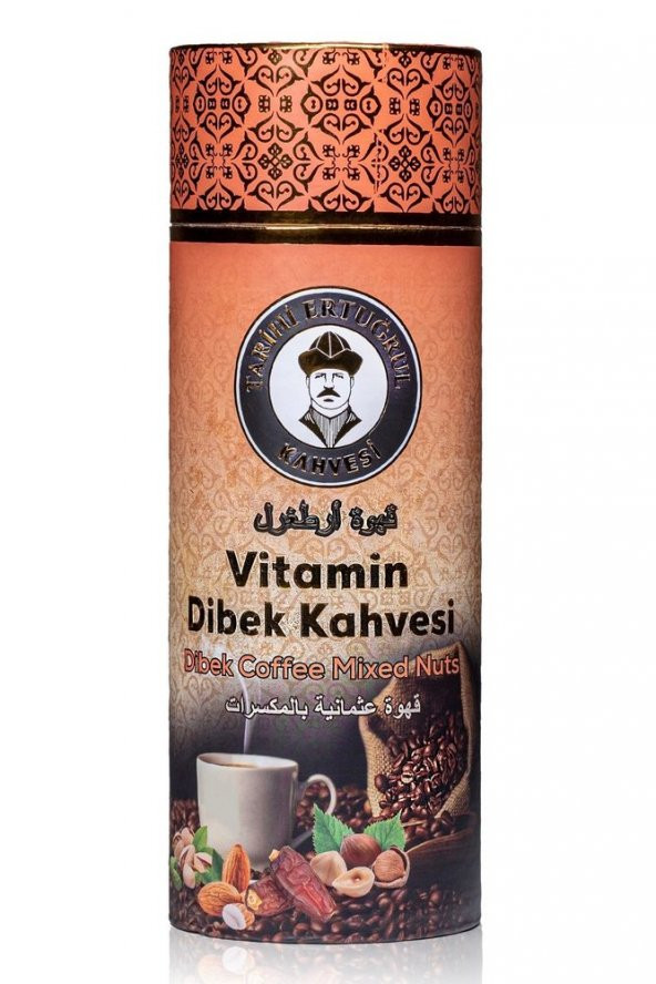 Tarihi Ertuğrul Kahvesi Vitaminli Dibek Kahvesi Silindir Kutu 1000 G ürün görseli 1