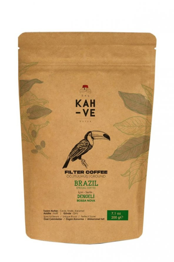 Bey Kahve Brazıl Bossa Nova Filter Coffee 200 gr ürün görseli 1
