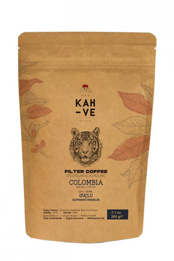 Bey Kahve Colombıa Supremo Medellin Filter Coffee 200 Gr ürün görseli 1