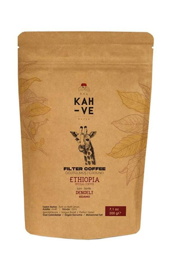Bey Kahve Ethiopia Sidamo Filter Coffee 200 Gr ürün görseli 1