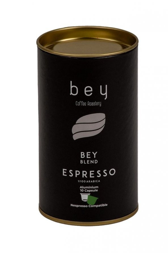 Bey Kahve Bey Coffee Roastery Bey Blend Nespresso Uyumlu Aluminyum Kapsül Kahve 10 Adet ürün görseli 1