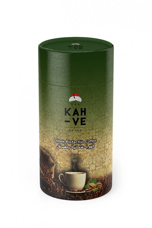 Bey Kahve Fıstıklı Dibek Kahvesi Silindir 250 G ürün görseli 1