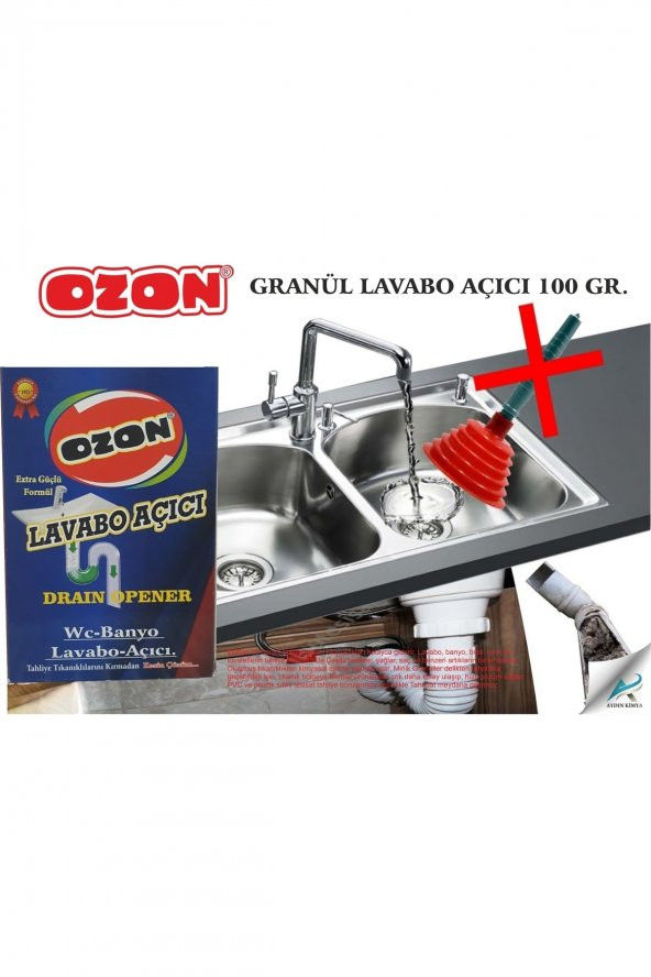 Lavabo Açıcısı 100 gr ( Koliiçi 24 Adet ) - Resim 2