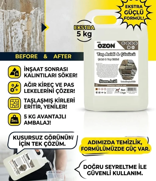 TAŞ ASİDİ 5 KG ürün görseli 1