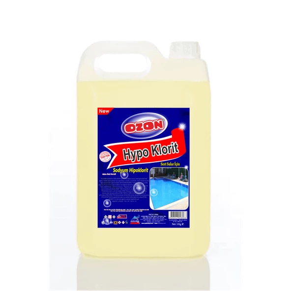 Sıvı Klor 5 Kg Sodyum Hipoklorit ( Koli Içi 4 Adet ) ürün görseli 1
