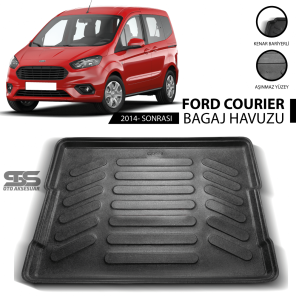 Ford Courier Bagaj Havuzu 2014 Sonrası Havuzlu Bagaj Paspası ürün görseli 1