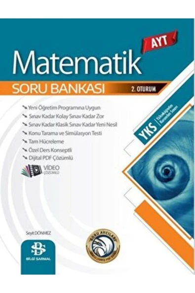 AYT MATEMATİK SORU BANKASI 2.OTURUM  BİLGİ SARMAL ürün görseli 1