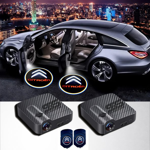 Citroen Kapı Altı Logo Araç İçi Pilli 2 Adet - Resim 7