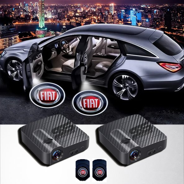 Fiat Kapı Altı Logo Araç İçi Pilli 2 Adet - Resim 5