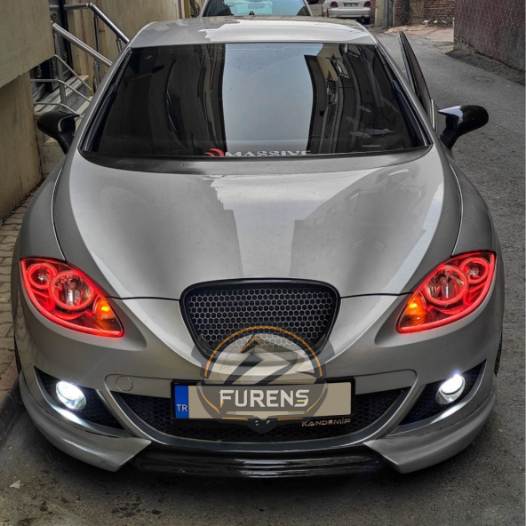 Seat Leon Mk2 Batman Yarasa Ayna Kapağı Piano Black 2005 2006 2007 2008 Uyumlu ürün görseli 1