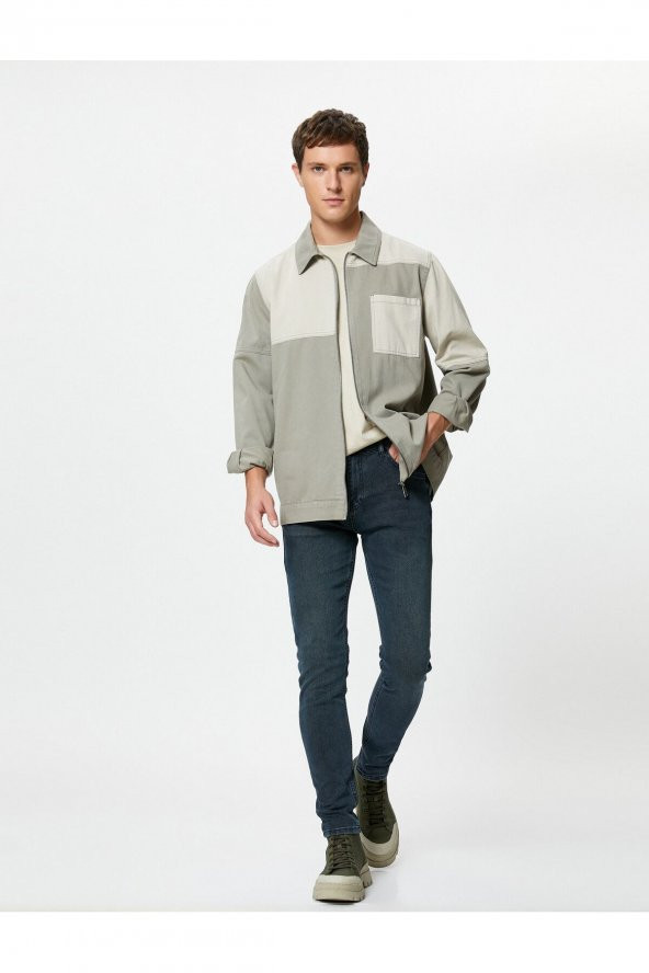 Skinny Fit Kot Pantolon - Michael Jean ürün görseli 1