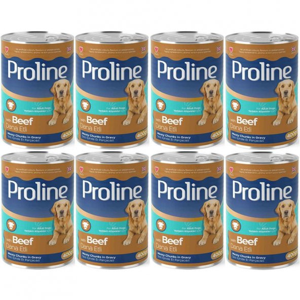 Proline Dana Etli Yetişkin Köpek Konservesi 400 Gr*8 Adet ürün görseli 1