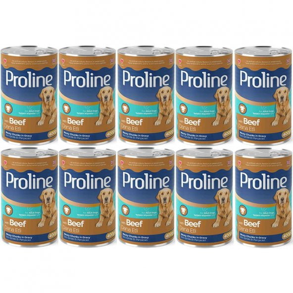Proline Dana Etli Yetişkin Köpek Konservesi 400 Gr*10 Adet ürün görseli 1