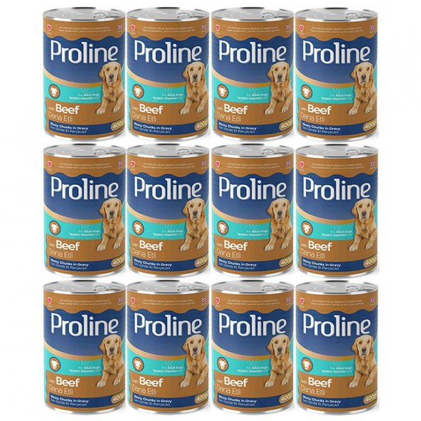 Proline Dana Etli Yetişkin Köpek Konservesi 400 Gr*12 Adet ürün görseli 1