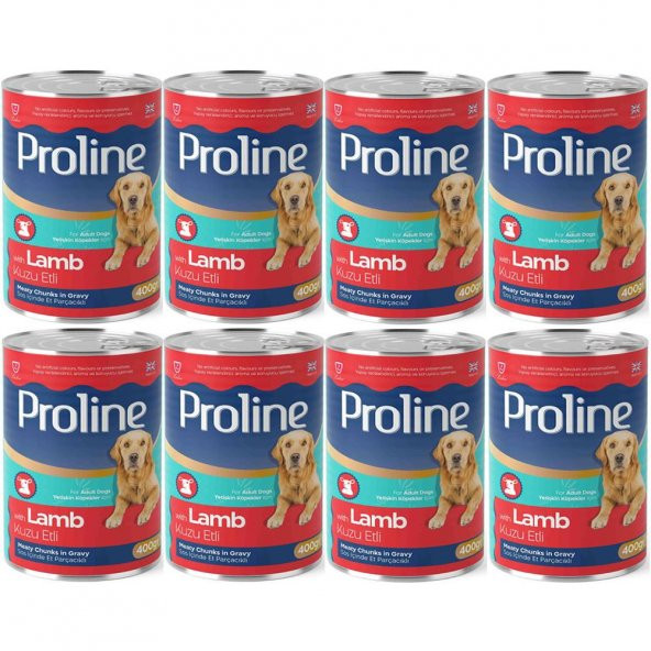 Proline Kuzu Etli Yetişkin Köpek Konservesi 400 Gr*8 Adet ürün görseli 1