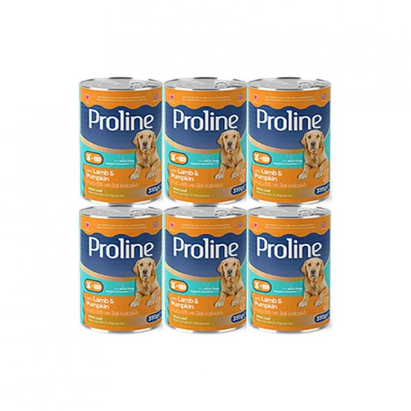 Proline Kuzu Etli ve Bal Kabaklı Yetişkin Köpek Konservesi 395 Gr*6 Adet ürün görseli 1