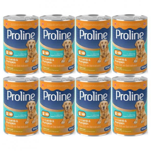 Proline Kuzu Etli ve Bal Kabaklı Yetişkin Köpek Konservesi 395 Gr*8 Adet ürün görseli 1