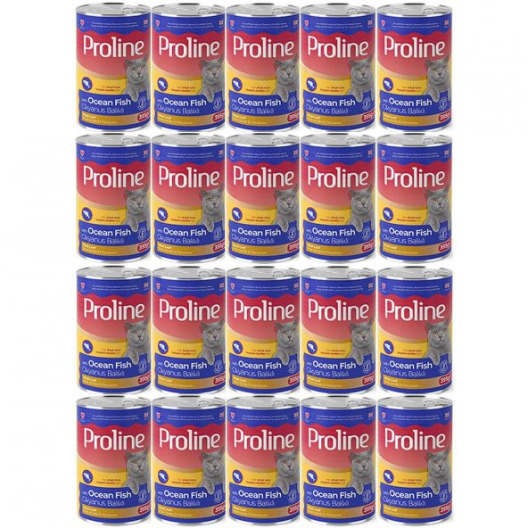 Proline Okyanus Balıklı Yetişkin Kedi Konservesi 395 Gr*20 Adet ürün görseli 1