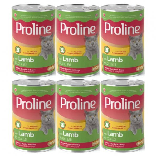 Proline Kuzu Etli Yetişkin Kedi Konservesi 400 Gr*6 Adet ürün görseli 1
