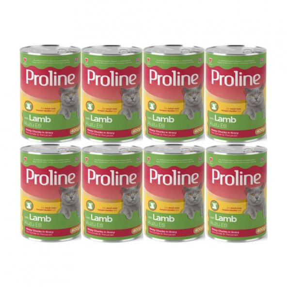 Proline Kuzu Etli Yetişkin Kedi Konservesi 400 Gr*8 Adet ürün görseli 1