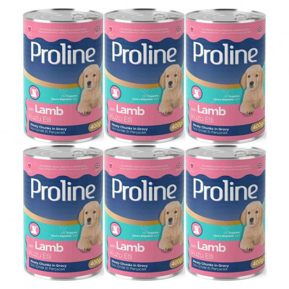 Proline Kuzu Etli Yavru Köpek Konservesi 400 Gr*6 Adet ürün görseli 1