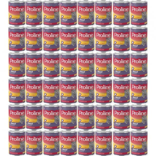 Proline Dana Etli Yetişkin Kedi Konservesi 400 Gr*48 Adet ürün görseli 1