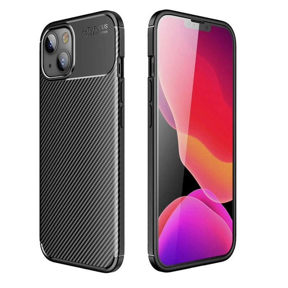 iPhone 13 Kılıf Elde Kaymayan Kamera Korumalı Silikon - Resim 11