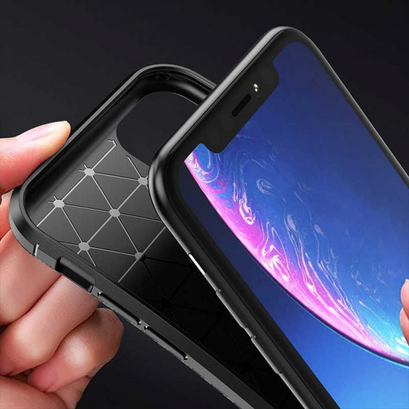 iPhone 11 Kılıf Elde Kaymayan Kamera Korumalı Silikon - Resim 5