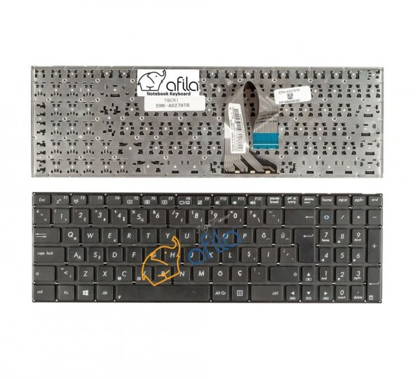Asus K56Cm-Xx014D. K56Cm-Xx055D Notebook Klavyesi Siyah TR ürün görseli 1