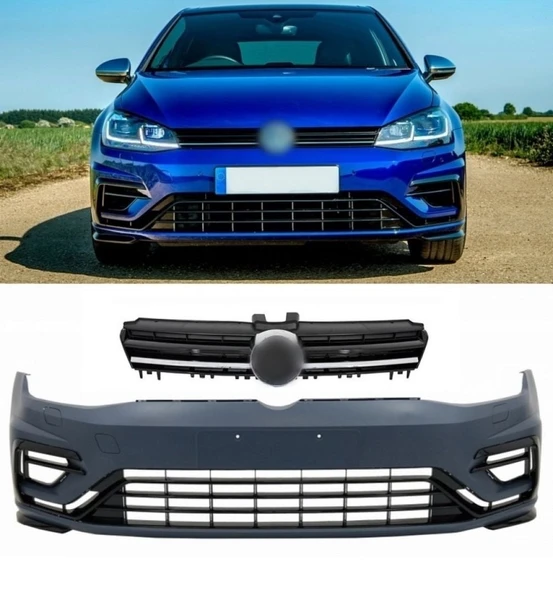 AUTOGP Vw golf 7.5 r ön tampon ve panjur seti ürün görseli 1