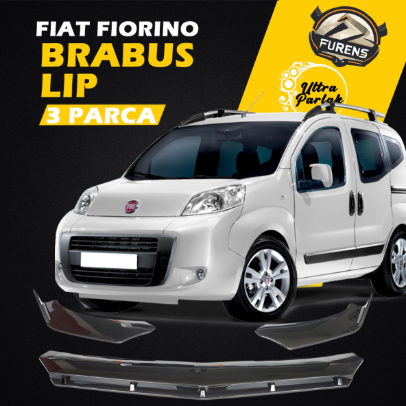 Fiat Fiorino Uyumlu Brabus Ön Lip 3 Parça Kanatlı Lip ürün görseli 1