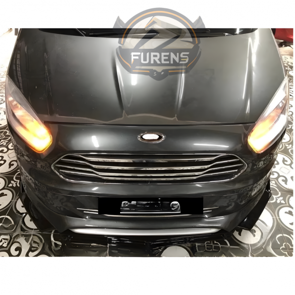 Ford Courier Uyumlu Brabus Ön Lip 3 Parça Kanatlı Lip - Resim 4