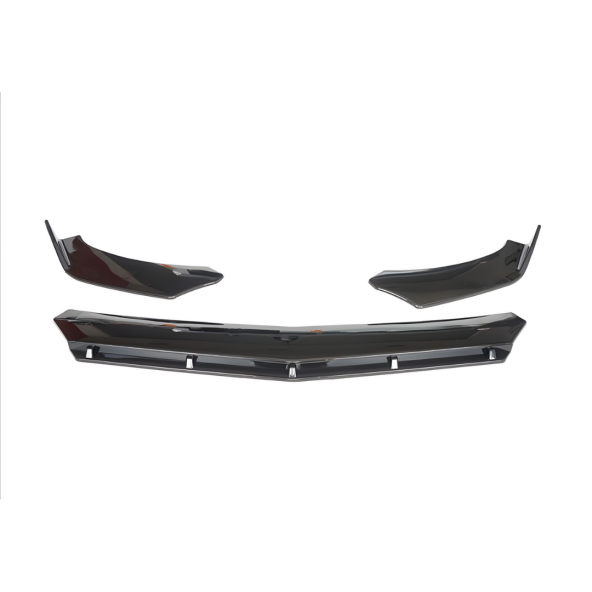 Renault Captur 2013-2017 Uyumlu Brabus Ön Lip 3 Parça Kanatlı Lip - Resim 4