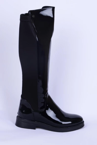 Pierre Cardin 52066 Siyah Rugan Kadın Uzun Bot ürün görseli 1