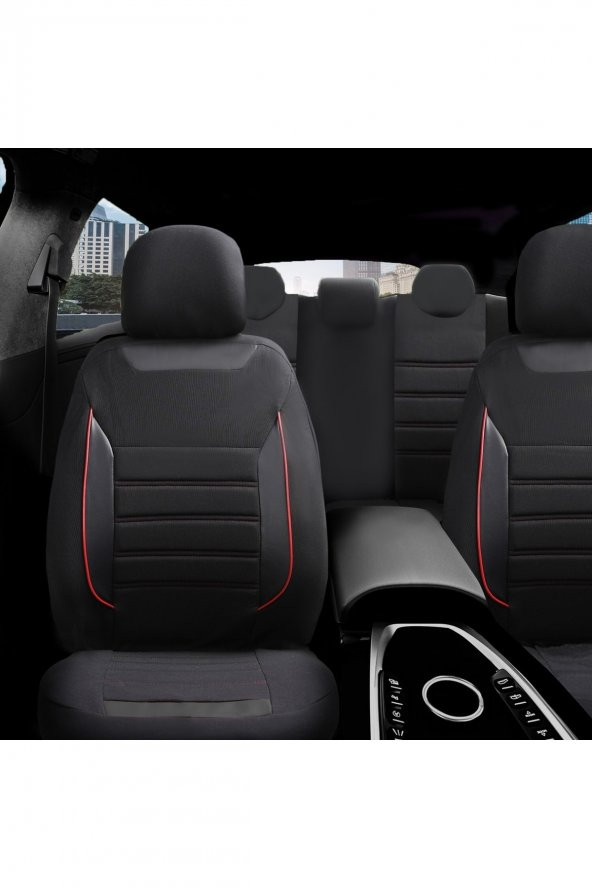 Z&C MAXTECH  Mitsubishi L200 Çift Kabin Eski Kasa Deri Detaylı Özel Tasarım Oto Koltuk Kılıfı Seti Smart K ürün görseli 1